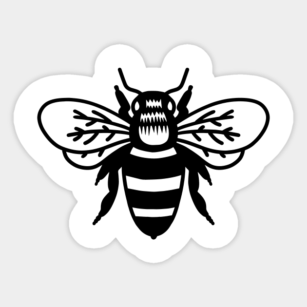 Bumble Bee Sticker by Bethany Evelyn Art